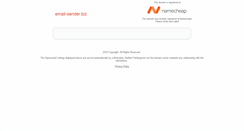 Desktop Screenshot of email-sender.biz